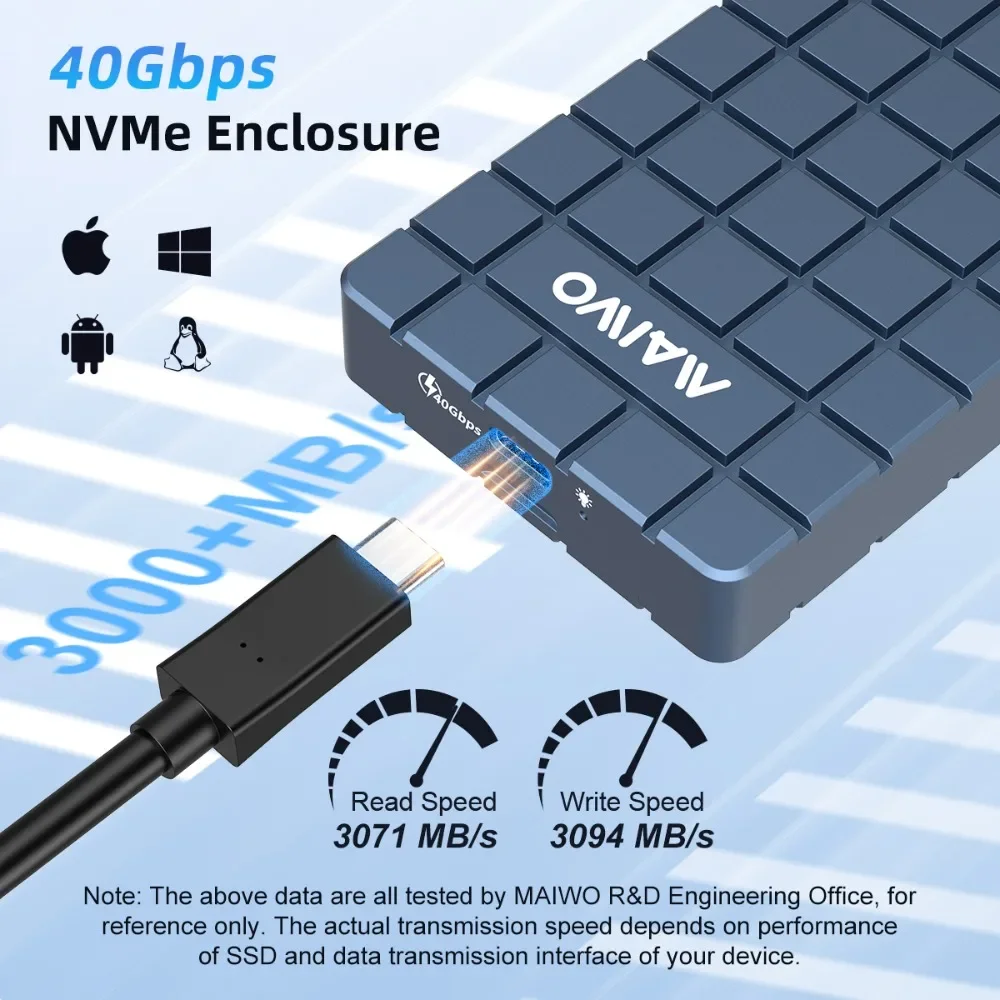 MAIWO USB 4.0 40Gbps M.2 NVMe  - 8Tb M2 Nvme Ssd のレビューと価格