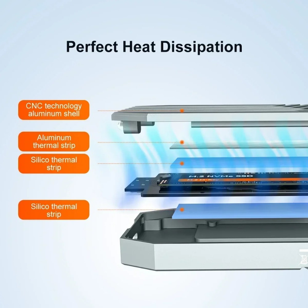 Maiwo-nvme m.2 ssdエンクロージャー,アルミ - Usb4 40Gbps External Ssd 8Tb のレビューと価格